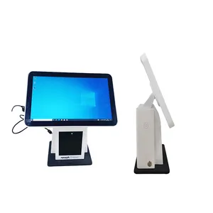 2023 New model single and dual screen POS system Custom order kiosk pos system pay self service payment
