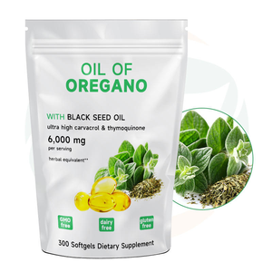 Integratore Erboristico Naturale Cina-Herb Supply, Capsule di Olio di Origano e Olio di Semi Neri Facili da Deglutire, Senza Additivi - Product Image 4