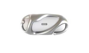 Premium <span class=keywords><strong>Original</strong></span> Matte Grillz Style Silver para <span class=keywords><strong>AirPods</strong></span> <span class=keywords><strong>3</strong></span> Case Unique Premium Feel Funda protectora para auriculares - Product Image 4