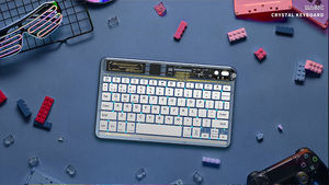 Teclado Bluetooth Transparente para Tablet, Mini Teclado Inalámbrico Bluetooth Original para iPad, Proveedores de Tablets Samsung 9 - Product Image 6