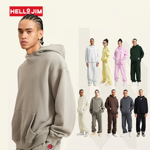 HELLOJIM Artículos Populares 2026 Productos de Año Nuevo Sudaderas Personalizadas de <span class=keywords><strong>Alta</strong></span> Calidad de 385g Envío Gratis - Product Image 1
