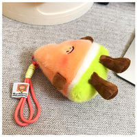 Porte-clés en peluche mignon en forme de fruit, breloque de sac en peluche douce en forme de légume pour enfants et adultes