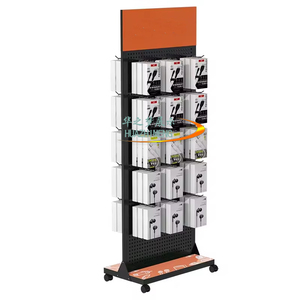 Kim loại Pegboard sạc điện thoại Phụ kiện hiển thị đứng di chuyển Bông tai Keychain đồ chơi PEG Board Rack hiển thị - Product Image 1