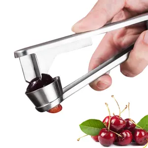 Hot Innovative Kitchen Tools Stainless Steel Mini Cherry Pitter Easy Cherry Stoner core seed stone bone Remover Gadget