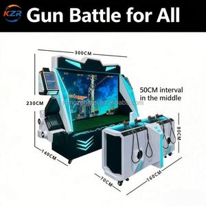 เครื่องเล่นเกมยิงปืน Gatling แบบ VR เชิงพาณิชย์ ศูนย์รวมความบันเทิงแบบครบวงจร แฟรนไชส์อาร์เคด - Product Image 4