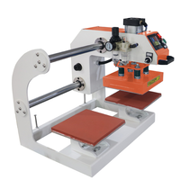 Mini machine d'impression de transfert de chaleur de taille de station personnalisable de double pour le tissu