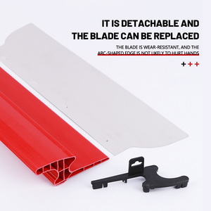 Factory Supply15CM 25CM 40CM 60CM 80CM Stainless Steel Skimming Blade Drywall Tool With Extension Pole Plaster Trowel Kit 100500 - Product Image 6