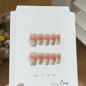 <span class=keywords><strong>Uñas</strong></span> de diseñador al por mayor <span class=keywords><strong>Uñas</strong></span> acrílicas de ataúd <span class=keywords><strong>cortas</strong></span> <span class=keywords><strong>uñas</strong></span> de cobertura completa verde claro con diamantes de imitación prensa hecha a mano en <span class=keywords><strong>uñas</strong></span> - Product Image 6