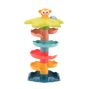 Jouets éducatifs en plastique écologiques pour bébés : Puzzle, Piste de glisse, Tour à balles, Balançoire, Tour à empiler, Tour à balles coulissantes, Tour à balles roulantes - Product Image 6