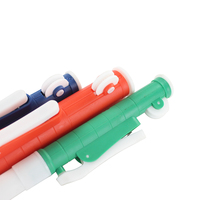 Pipette de laboratoire en plastique, pompe à air manuelle pour l'éducation, 2ml, 10ml, 25ml