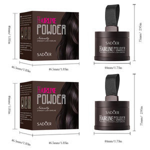 OEM SADOER fábrica al por mayor línea de cabello en polvo de etiqueta privada <span class=keywords><strong>2</strong></span> colores impermeable a prueba de sudor vegano corrector línea de cabello sombra en polvo - Product Image 6