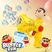 Vente en gros d'usine, souffleur de bulles automatique lumineux, pistolets à bulles d'été pour l'extérieur, équipement de pistolets à bulles électriques pour enfants