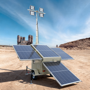 <span class=keywords><strong>Vente</strong></span> directe d'usine, éclairage solaire LED mobile blanc pour jardin, secours d'urgence, chantier de construction - Product Image 1