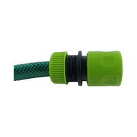 Connecteur rapide en plastique de 1/2 pouces avec butée pour outils de jardin et raccords d'eau pour tuyau d'arrosage