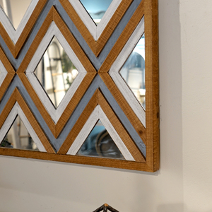 Retro Vintage <strong>Grilles</strong> Decorate Long <strong>Mirrors</strong> Fashion Hanging <strong>Mirror</strong> Wall Decoration - Product Image 5