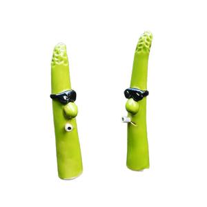 Enjeux de <span class=keywords><strong>jardin</strong></span> artisanaux en résine transfrontalière Asperges Légumes et signes Enjeux de plantes pour la décoration de la maison Signes de jardinage - Product Image 1