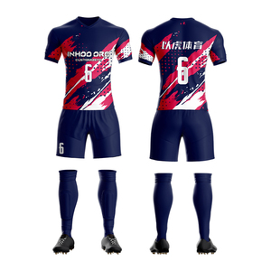 Комфортная футбольная одежда унисекс на заказ, бумажные пакеты для футбольной одежды, вышивка и печать - Product Image 4