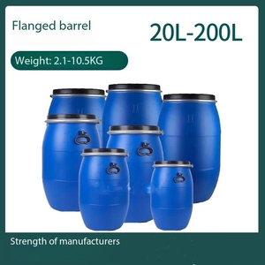 160L <b>Large</b> Mouth Iron <b>Hoop</b> Plastic Sealing Flange Drum With Ring Lock - Product Image 4