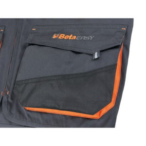 เสื้อกั๊กทำงาน Beta 7867กรัมในผ้าสีเทาอ่อนพิเศษ (ขนาด XS-5XL) - Product Image 3