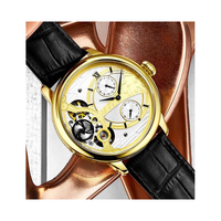 Montres automatiques en acier avec design d'usine et personnalisation par lots, mouvement japonais, calendrier, petite aiguille des secondes, affichage 24 heures, pour marque privée