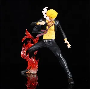 <span class=keywords><strong>Figurine</strong></span> modèle de personnage de dessin animé, jouet de collection, 19 cm, PVC, grande statue, <span class=keywords><strong>figurine</strong></span> d'anime <span class=keywords><strong>Sanji</strong></span> - Product Image 1