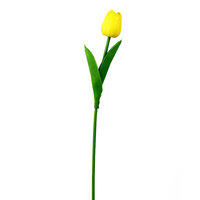 Fleurs artificielles de tulipes en PU, toucher réel, pour mariage, décoration de printemps et de maison