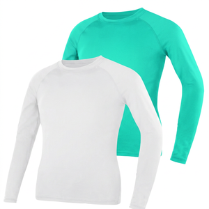 Camiseta Deportiva Unisex de Manga Larga Transpirable para MMA BJJ, Blanca y Negra, de Secado Rápido, Spandex/Poliéster, para Adultos - Product Image 4