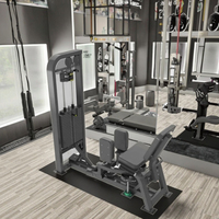 Appareil de musculation professionnel pour salle de sport, machine à force double fonction en acier à sélection par goupille pour abducteurs et adducteurs de hanche