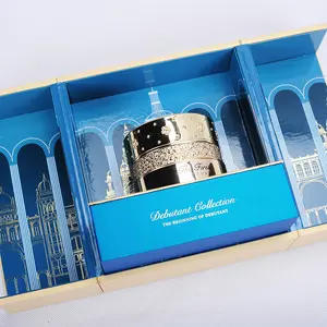 Caja de regalo personalizada de lujo Embalaje Caja dura de papel de cartón de tamaño personalizado reciclable
