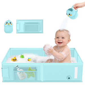 <span class=keywords><strong>Bañera</strong></span> Plegable <span class=keywords><strong>para</strong></span> Bebé, Libre de BPA, Certificada, Portátil, Plegable, <span class=keywords><strong>para</strong></span> Recién Nacidos y Niños Pequeños, Cumple con la Norma EN 17022 - Product Image 2