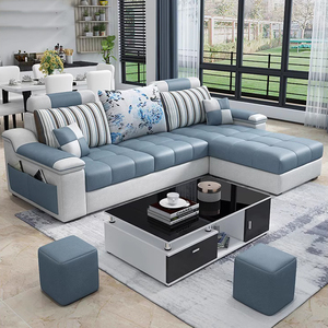 Cheap <strong>Sofa</strong> <strong>Cama</strong> Living Room l Shaped <strong>Sofa</strong> <strong>Modernos</strong> E Luxuosos Comfortable Fabric <strong>Sofa</strong> Set Furniture - Product Image 3