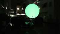 Ballon à hélium flottant en vente chaude 2025, ballon à hélium avec lumière LED pour la publicité