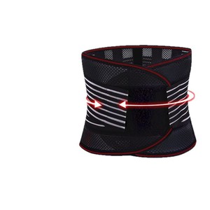 Cinturón de Soporte Lumbar con Placas de Acero Smlxlxxl Transpirable para Deportes y Uso al Aire Libre - Product Image 1
