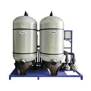 <span class=keywords><strong>Filtre</strong></span> à eau à double média de qualité industrielle 10 TPH avec <span class=keywords><strong>sable</strong></span> de manganèse et média de charbon actif pour une qualité d'eau constante - Product Image 4