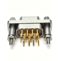 Mini connecteur d'aviation rectangulaire J30J-15TJN, connecteur mâle à souder 15 broches pour équipement électronique aérospatial et industriel