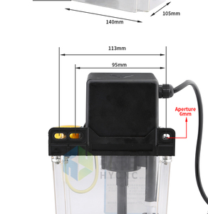 Bomba de aceite Cnc de lubricación automática, máquina herramienta CNC de 220V, bomba electromagnética, bomba de lubricación eléctrica - Product Image 6