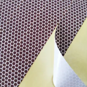 match striker paper custom size honeycomb dotted striker with brown black color adhesive on the back