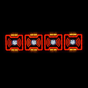 Luz trasera de camión Led de 24V de alta calidad, lámpara trasera de freno de marcha atrás para remolque - Product Image 2