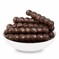 Barras de Mochi de Chocolate Negro Sólido Premium al por Mayor OEM, Snack Dulce Masticable a Granel Directo de Fábrica