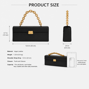 Spacious interior allows storage of <b>wallet</b> phone cosmetics and daily essentials - Product Image 6