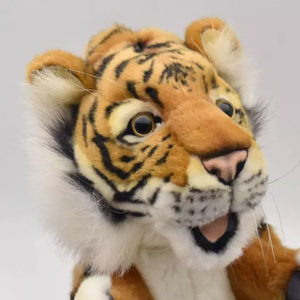 Peluche de Tigre, Marioneta de Mano, Juguete de Mascota, Regalo de <span class=keywords><strong>Cumpleaños</strong></span> para Niños, Personalizable, Juguete de Peluche Suave - Product Image 3