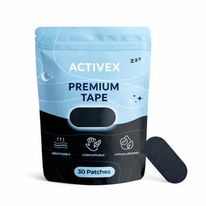 Plester Mulut Anti-dengkur Bebas Lateks, Lembut, Berkualitas Tinggi, MOQ Rendah, untuk Bernapas Saat Tidur - Product Image 1