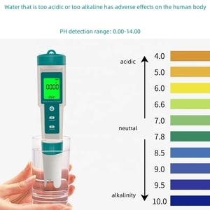 Stylo de détection de la qualité de l'eau 7-en-1 : mesure du pH/TDS/TEMP/EC/salinité/SG/ORP - Product Image 3