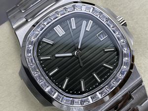 Reloj Mecánico Impermeable de Súper Calidad, 40 mm, Fábrica DDF, Movimiento ETA 330, Grosor 8.3 mm, 5711, con Diamantes en Forma de T - Product Image 2