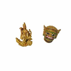 Pegatina de resina estilo tailandés para refrigerador, recuerdos de atracciones turísticas, pegatina creativa tridimensional 3D para refrigerador - Product Image 3