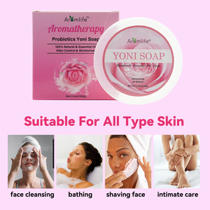 Aromlife <span class=keywords><strong>Savon</strong></span> yoni bio pour femmes à la rose Produits d'<span class=keywords><strong>hygiène</strong></span> féminine <span class=keywords><strong>Savon</strong></span> yoni pour femmes PH Balance - Product Image 5