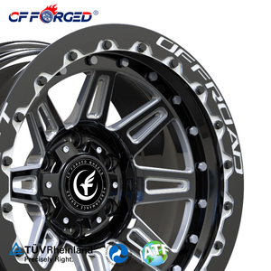 Jantes de course tout-terrain 5x112 5x120 5x139.7 Beadlock 16-22 pouces en alliage forgé pour Mustang <span class=keywords><strong>Camaro</strong></span> Corvette <span class=keywords><strong>GT</strong></span>-R - Product Image 3
