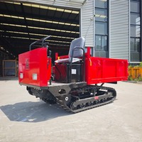 1,5 Tonnen Euro 5 Diesel Mini-Raupendumper mit Gummiketten, Neu, Linkslenker für Bau- und Obstgarten-Transport