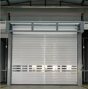 Andexin Volet roulant automatique double couche à grande vitesse Porte de garage Porte à empilage étanche sans soudure - Product Image 4