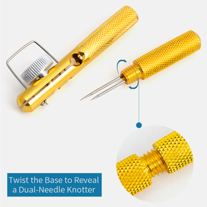 LUSHAZER Lot de 7 pièces d'accessoires de pêche multifonctionnels 114g, nœuds essentiels, accessoires de pêche, aiguille à appâter, sac de rangement - Product Image 3